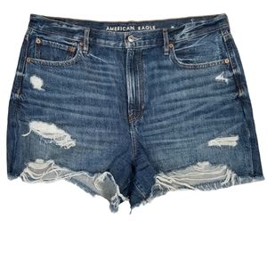 American Eagle Distressed 90s Boyfriend Shorts Women's Size 16